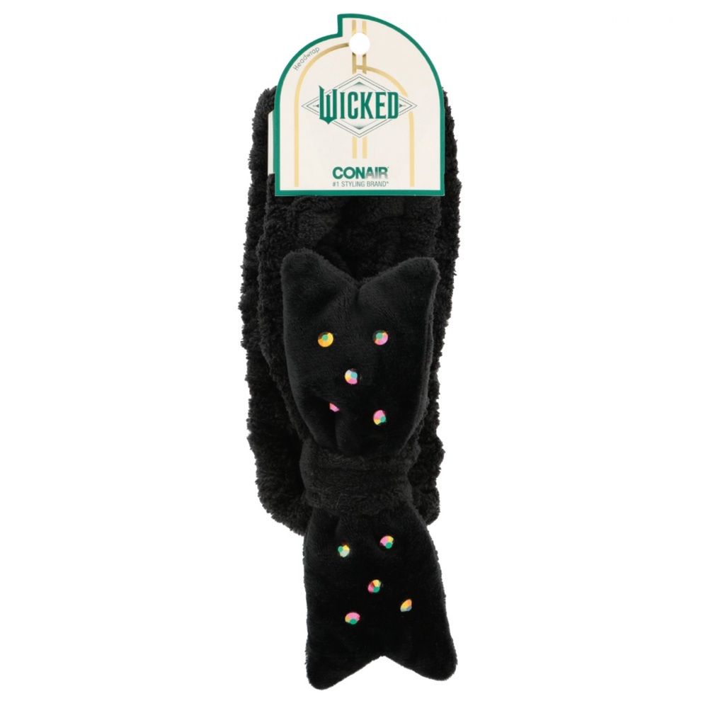 ConAir Wicked Black with Rhinestones Headwrap Band